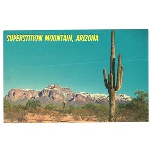 Superstition Mountain Phoenix Arizona Postcard